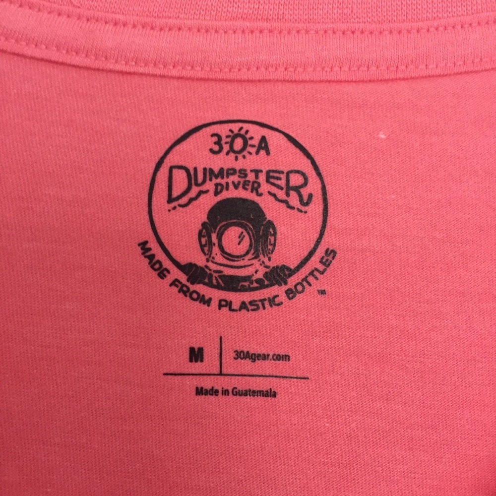 Women’s Top T-Shirt Cotton Pink Size M - Picture 7 of 7